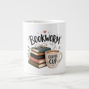 Gigante Taza para amantes del café y ratones de biblioteca