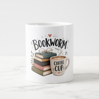 Gigante Taza para amantes del café y ratones de biblioteca