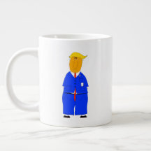 Todo en la vida es suerte Taza de café Donald Trum