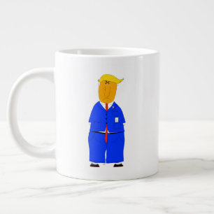 Gigante Todo en la vida es suerte Taza de café Donald Trum