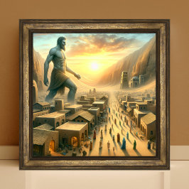 Gigantes de la Biblia cristiana en el arte de Cana