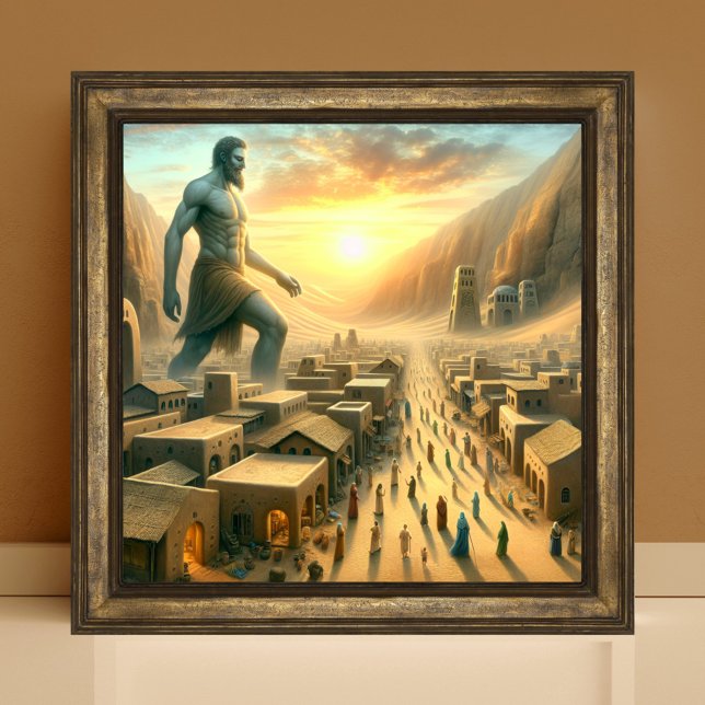 Gigantes de la Biblia cristiana en el arte de Cana (Subido por el creador)