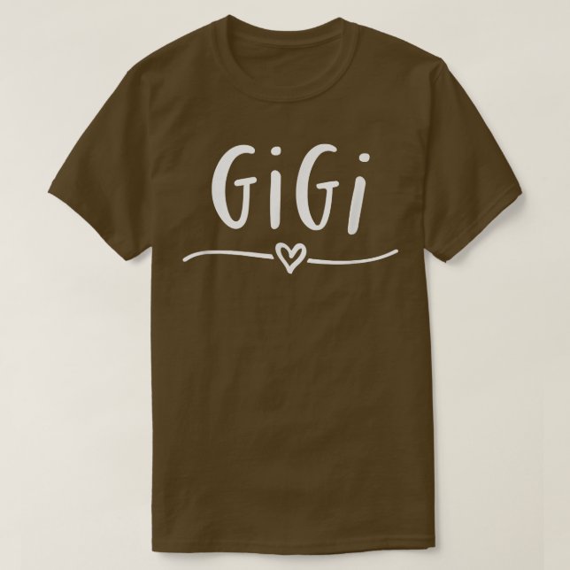 Gigi - Camiseta de regalo de abuela - Copiar (Diseño del anverso)