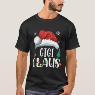 Gigi Claus Navidades de camisetas coincidiendo con