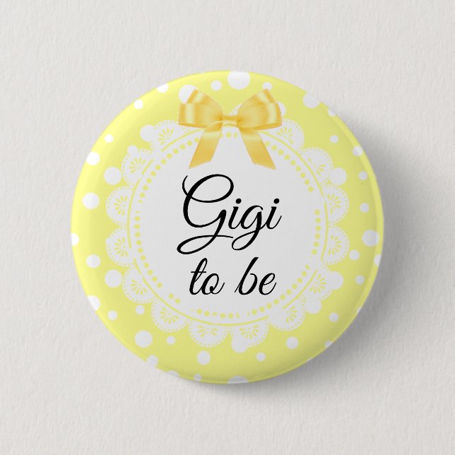 Gigi Para Ser Amarillo Botón De Ducha De Punto De  (Anverso)