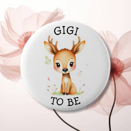 GiGi para ser | botón de Baby Shower con temas de 