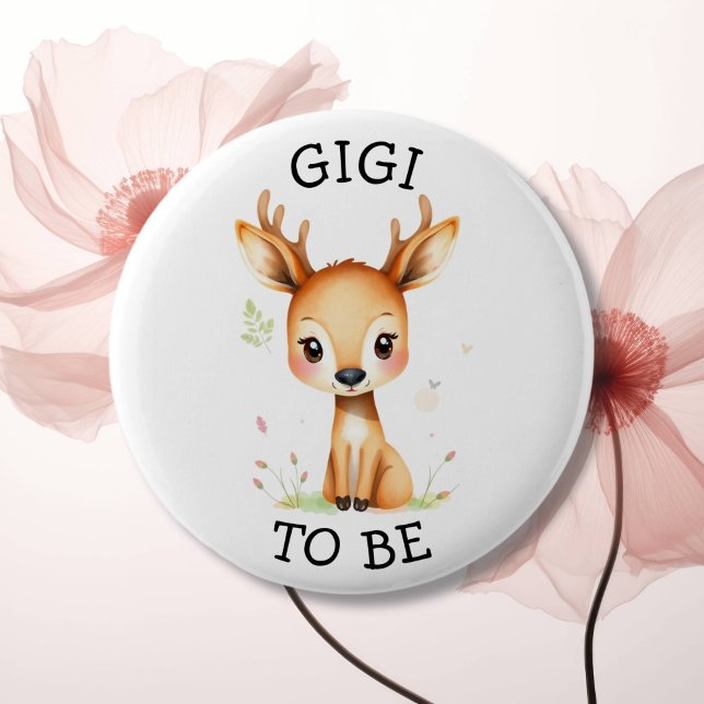 GiGi para ser | botón de Baby Shower con temas de  (Subido por el creador)