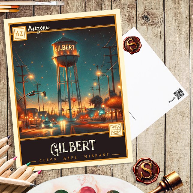 Gilbert, Arizona | Postal de época (Subido por el creador)