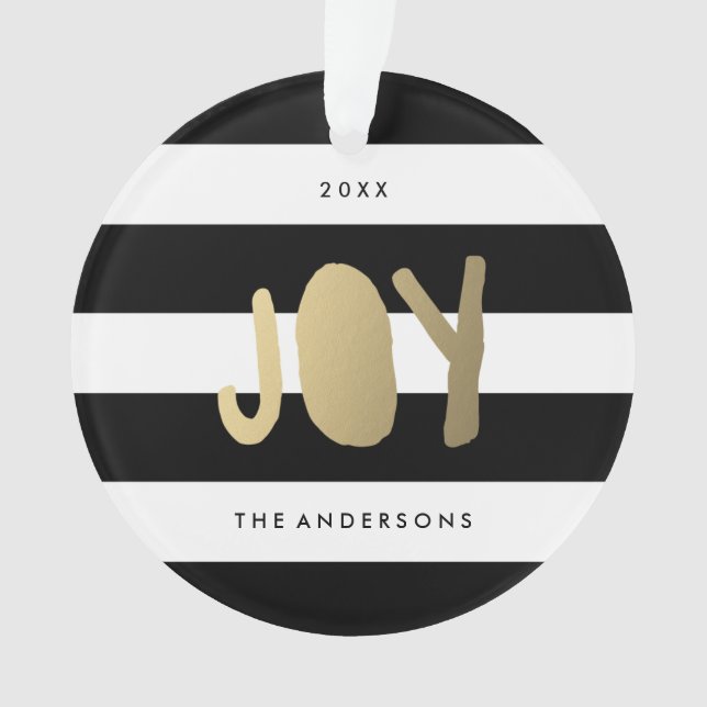 Gilded Joy | Ornamento de vacaciones (Anverso)