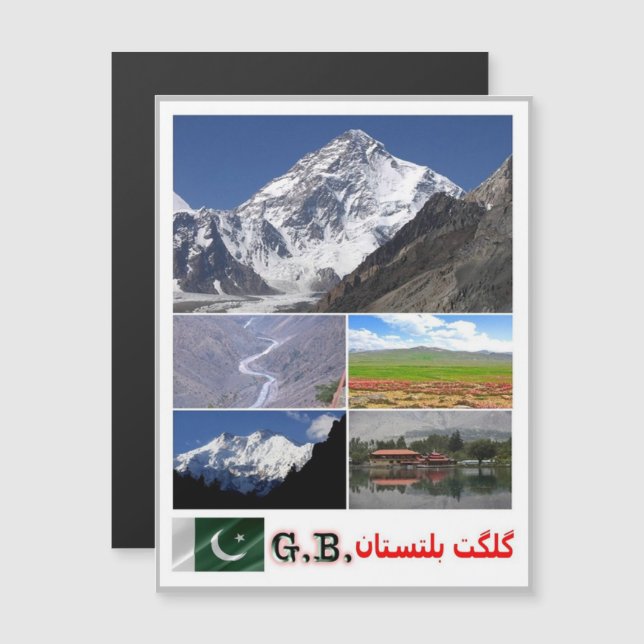 Gilgit-Baltistan - Mosaic - Pakistán - (Anverso/Reverso)