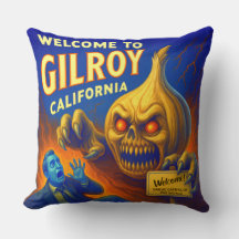GILROY, CALIFORNIA COJÍN DECORATIVO GÁLICO DE 20" 