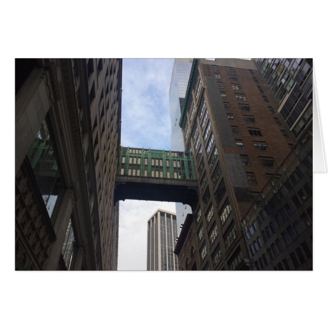 Gimbels Sky Bridge Nueva York Fotografía de NYC (Anverso (Horizontal))