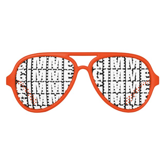 Gimme Gimme Gimme fiesta sombras gafas de sol dive (Anverso)