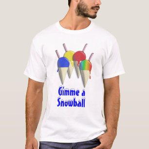 Gimme una camisa afeitada bola de nieve del cono