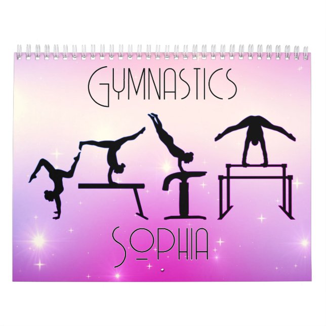 Gimnasia Calendario Pink Purple Ombre (Tapa)