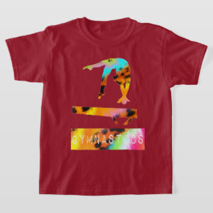 Gimnasia Camiseta De La Viga Del Balanza De Impres