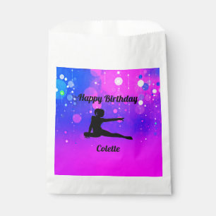 Gimnasia chica Bolsas de Favor de Cumpleaños Felic