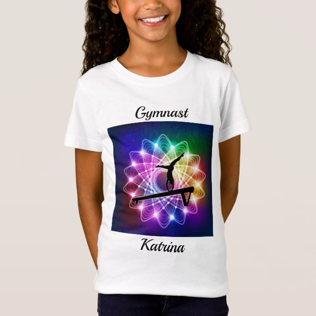 Gimnasia chica Equilibrio Vigas camiseta personali (Anverso)