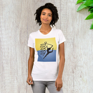Gimnasia Cinta Rutina Mujeres Camiseta