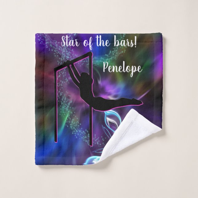 Gimnasia Estrella de mariposa de los bares persona (Toallita)