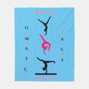 Gimnasia faja manta con nombre personalizado.