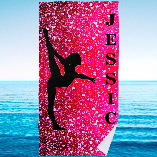 Gimnasia Floating Hearts Beach Toalla (Subido por el creador)