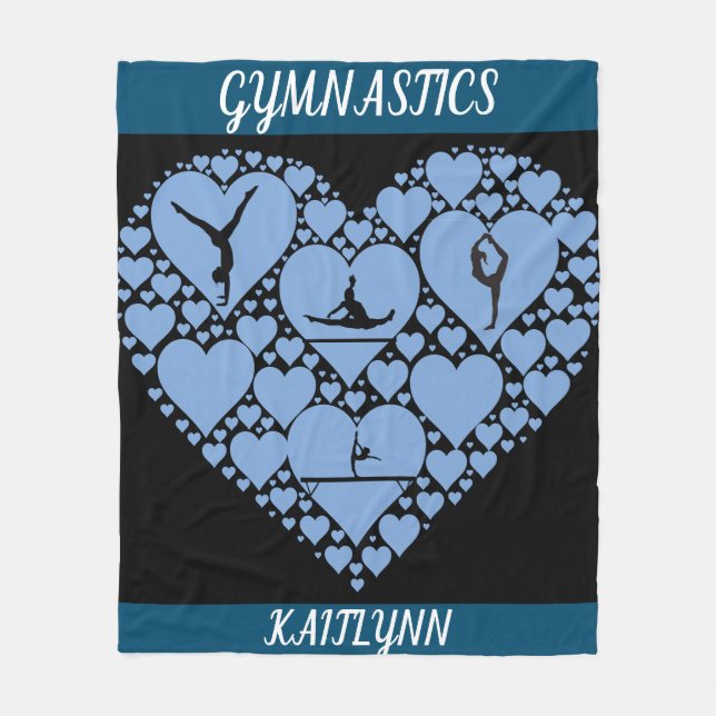Gimnasia manta de pulpa cardíaca personalizada. (Anverso)