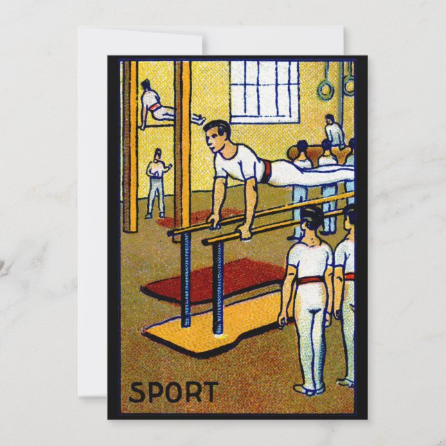 Gimnasia masculina de 1910 (Anverso)
