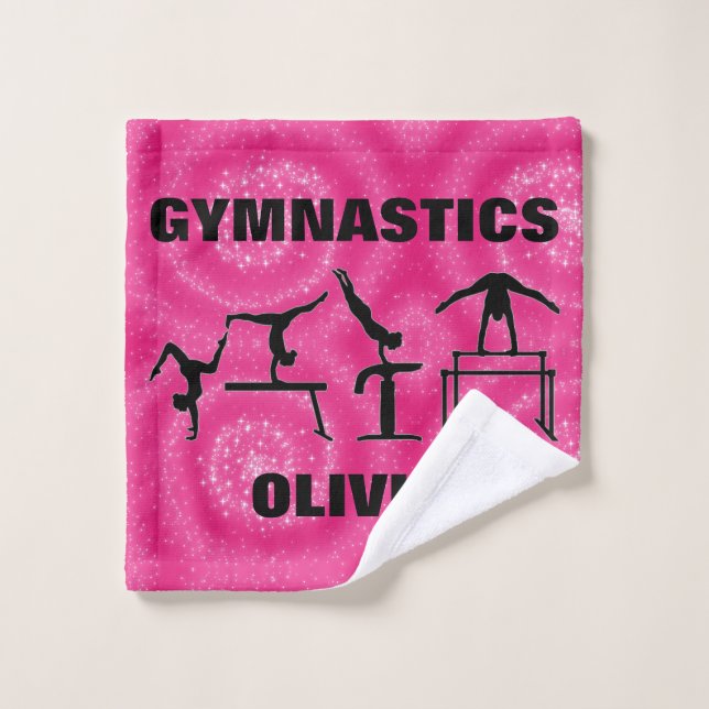 Gimnasia Pink Sparkle Swirls (Toallita)
