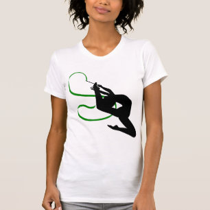 Gimnasia rítmica Camiseta de mujeres
