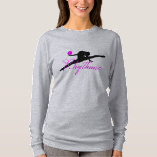 Gimnasia rítmica de la camisa del hombro