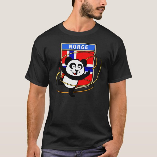 Gimnasia rítmica noruega Camisa Panda (Anverso)