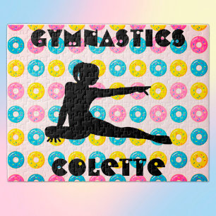 Gimnasia y rompecabezas de donuts