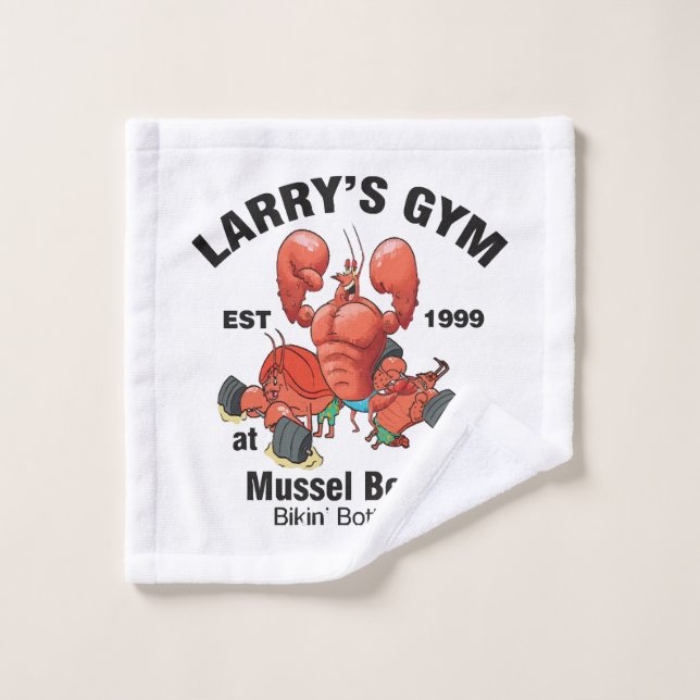 Gimnasio de Larry en Mussel Beach (Toallita)