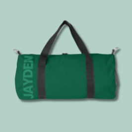 Gimnasio de nombre negrita | Bolsa de Duffle Monog