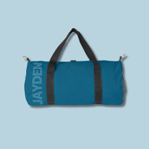Gimnasio de nombre negrita | Bolsa de Duffle Monog