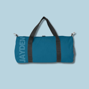 Gimnasio de nombre negrita Bolsa de Duffle Monog