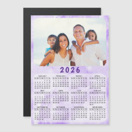 Gimnasio del calendario 2026 Fogón morado