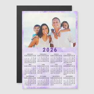 Gimnasio del calendario 2026 Fogón morado