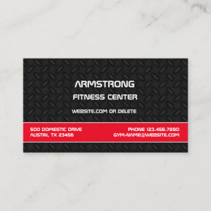 Gimnasio Formación personal Tarjeta de presentació