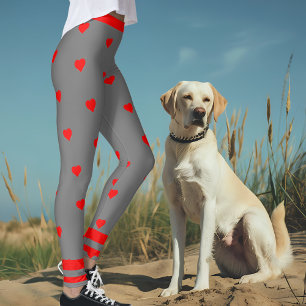 Gimnasio Gris Red Heart Leggings