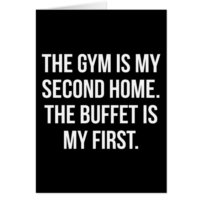 Gimnasio y buffet es mi hogar, a granel - Divertid (Frente)