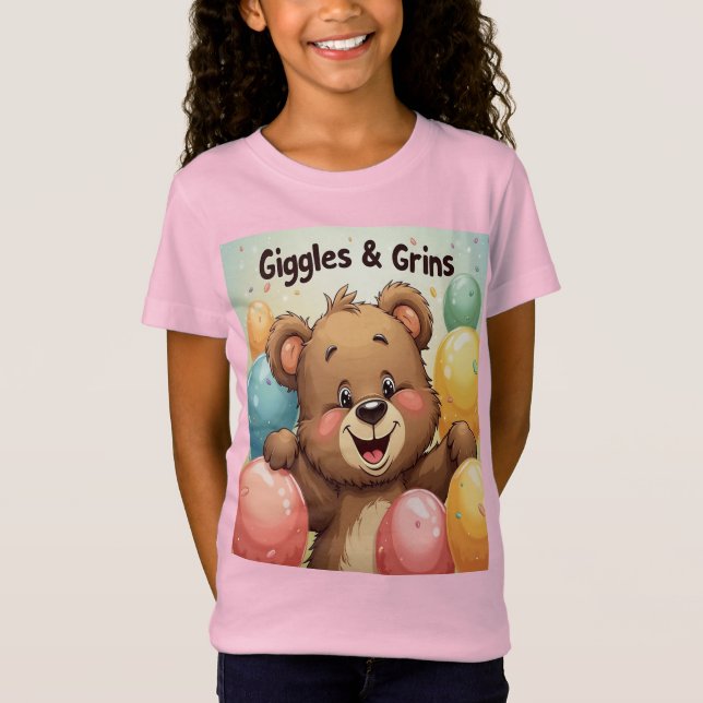 Gimnasio y camiseta Grins para Chicas (Anverso)