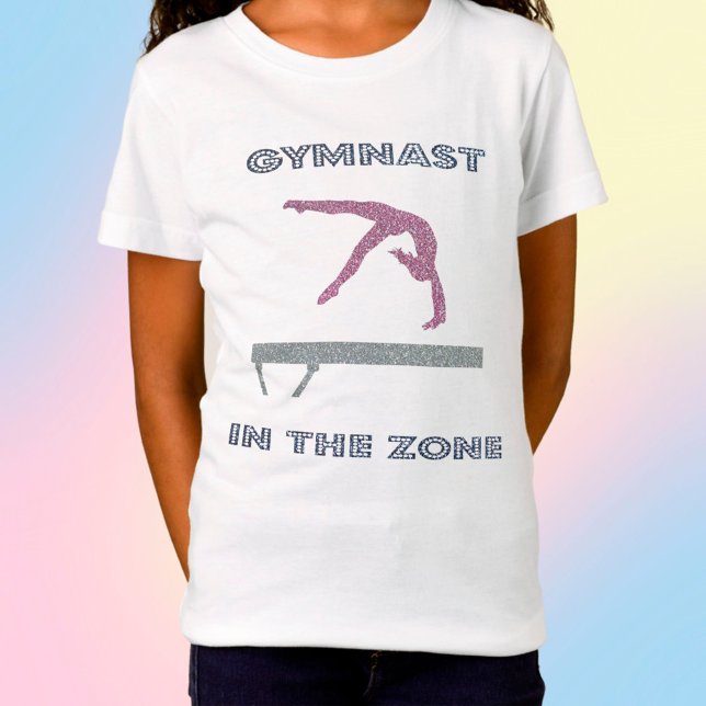 Gimnasta en la zona - Camiseta de gimnasia Chica (Subido por el creador)