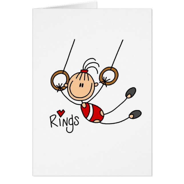 Gimnasta en los anillos (Frente)