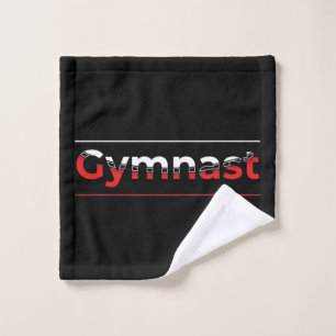 Gimnasta - Palabra de gimnasia moderna minimalista