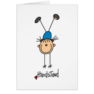 Gimnasta que hace Handstand