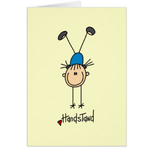 Gimnasta que hace Handstands