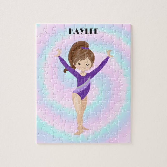 GIMNASTICA DE RAINBOW GYMNAST PUZZLE Personalizada (Vertical)