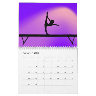 GIMNASTICS COLORIDO CALENDARIO PERSONALIZADO 2022.